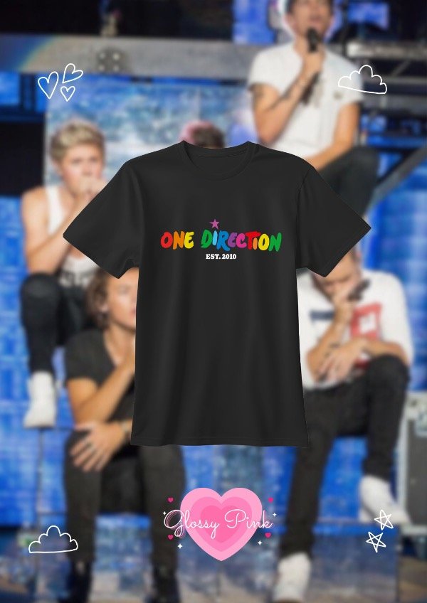Producto - Remera One Direction Rainbow - DTF