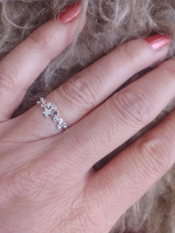 Producto - Anillo multi estrellas con strass