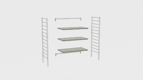 Producto - Estante Melamina 30x60