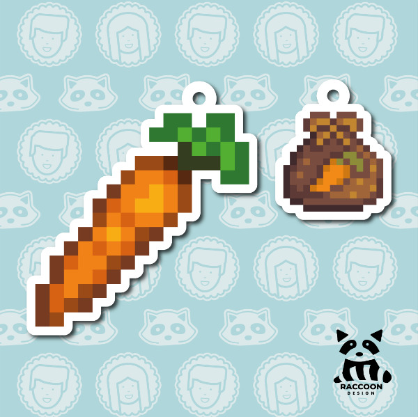 Producto - Llavero Zanahoria - Stardew Valley