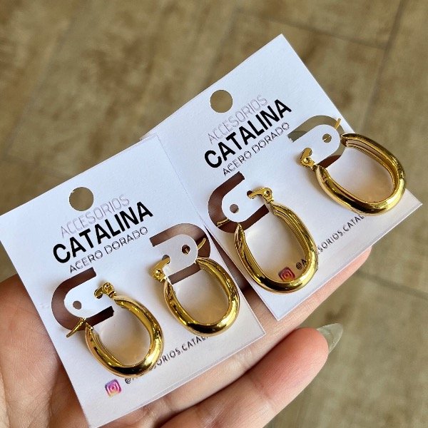 Producto - Aros Maddie dorados