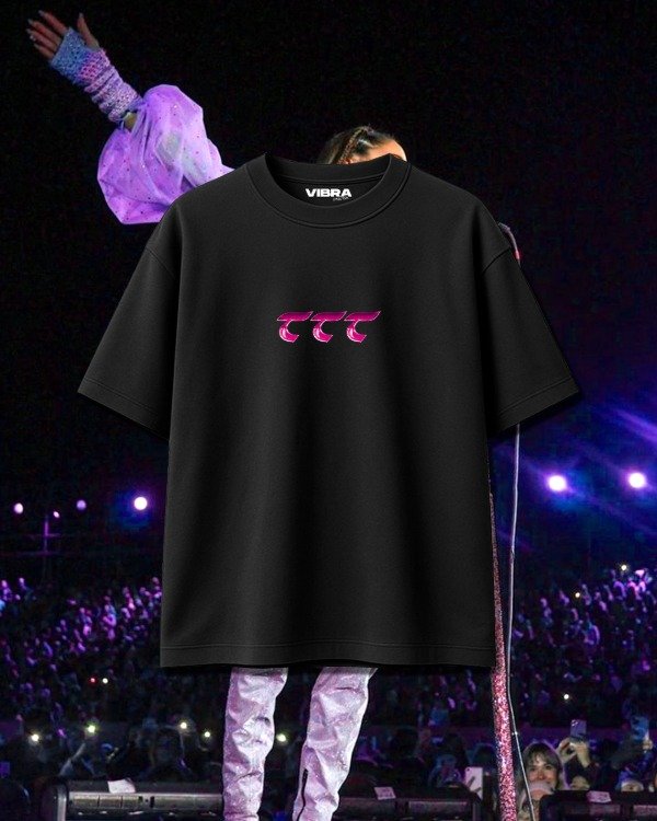 Producto - Remera Triple T Negra Tini