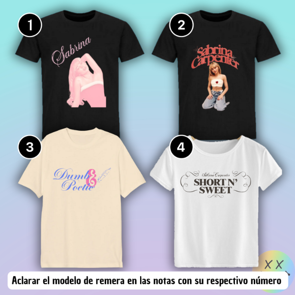 Producto - Remeras Sabrina Carpenter #2