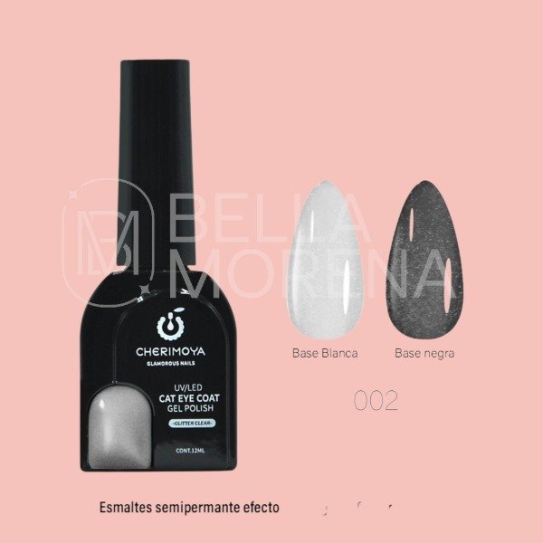 Producto - Ojo de gato Cherimoya Glitter 12ml