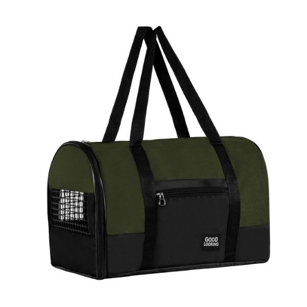 Producto - Bolso Transportador Semirrígido para Perros y Gatos - VERDE