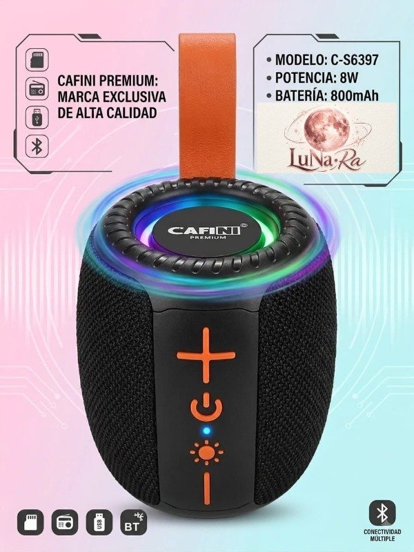 Producto - Parlante Cafini Premium - Negro PARL-M-CAFINI.P.BASS-N - 0