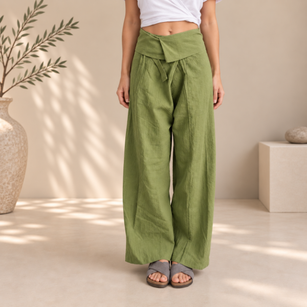 Producto - Pantalon Tailandes Verde Palta - 0