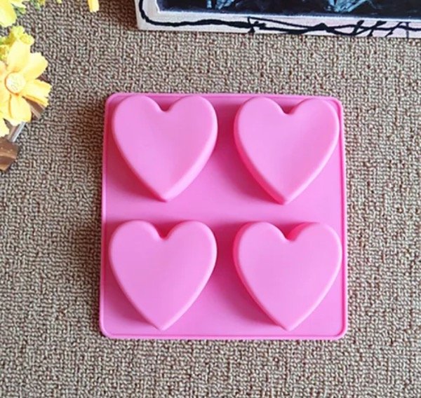 Producto - MOLDE SILICONA X4 CORAZONES