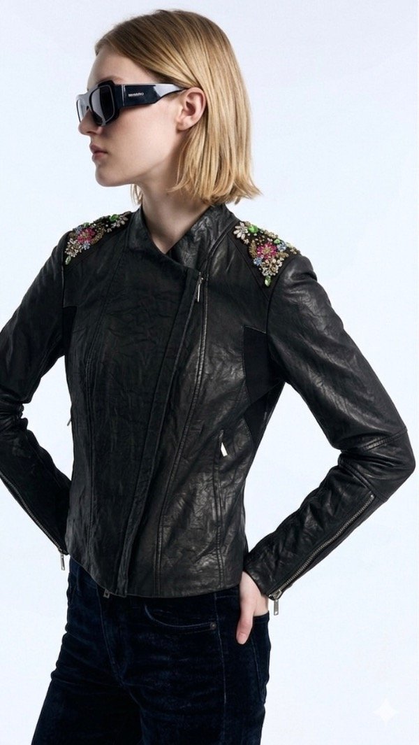 Producto - Campera cuero de oveja Ginebra T2