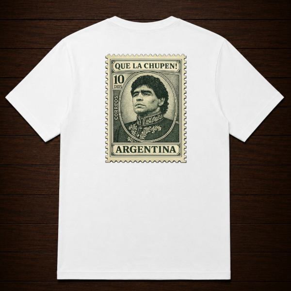 Producto - Remera - Maradona 4 estampita - 3