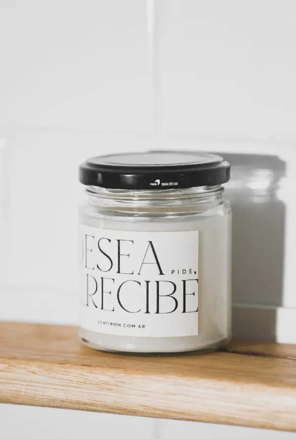 Producto - VELA DE SOJA RECIBIR