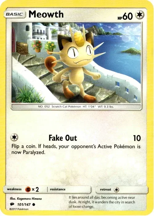 Producto - Meowth - 101/147 - Burning Shadows