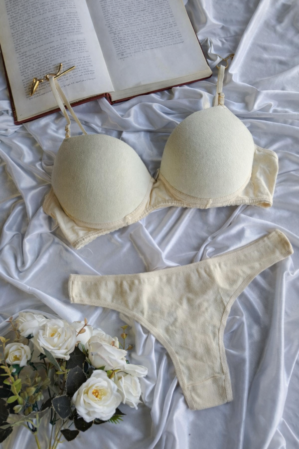 Producto - CONJUNTO ARMADO DE ALGONDON CON ARO NATURAL (A13 A)