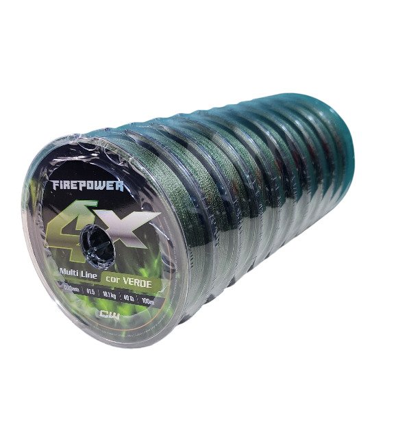 Producto - Multifilamento CW FirePower 4X Rollo 100 a 1000m Continuo VARIAS MEDIDAS Verde - 0