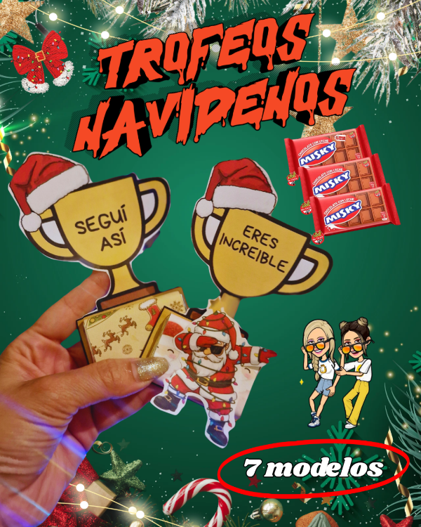 Producto - TROFEOS NAVIDEÑOS CON CHOCOLATÍN