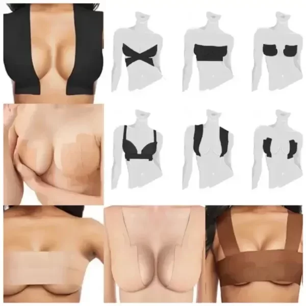 Producto - Cinta Boob Tape 5mts Corpiño Adhesivo Levantar Busto - 2