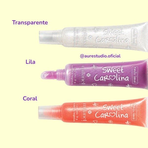 Producto - BRILLO LABIAL SWEET CAROLINA -3 Tonos-