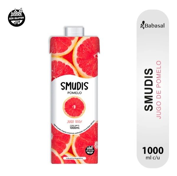 Producto - Jugo Smudis Pomelo 100/ natural x 1 lt - 0