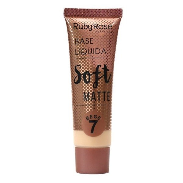 Producto - BASE SOFT MATTE BEGE 7 RUBY ROSE - 0