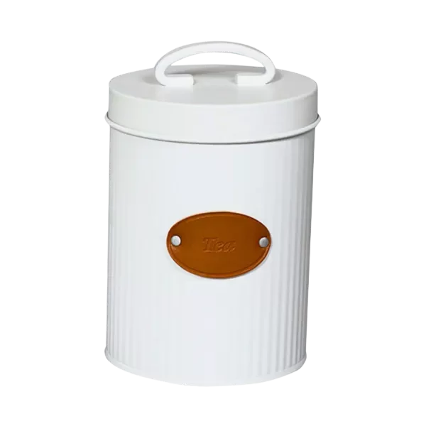Producto - Lata rayada Blanca de Tea