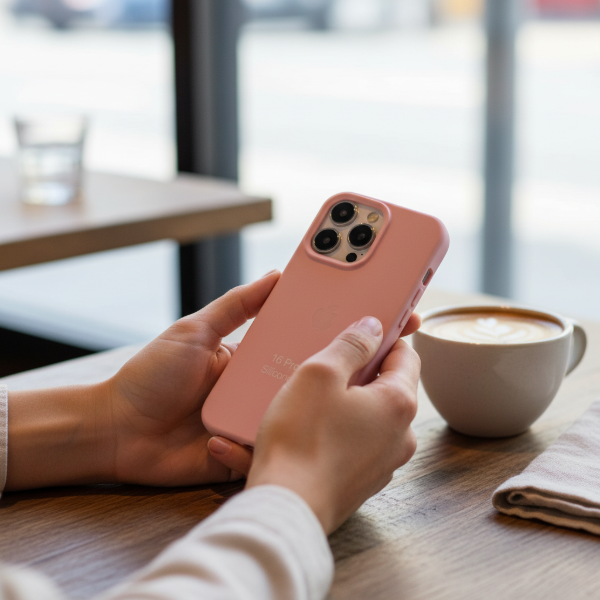 Producto - Silicone case rosa bebe