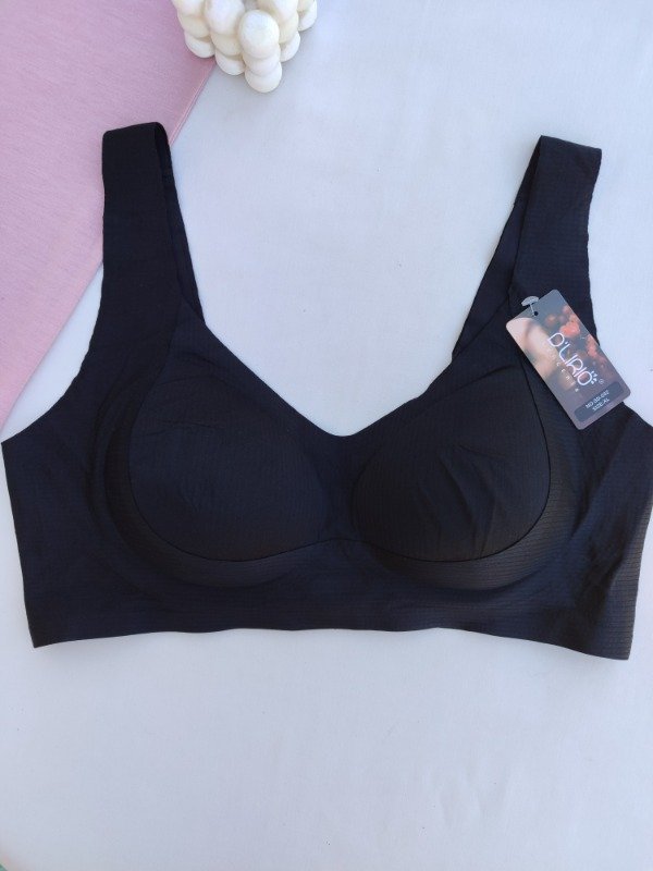 Producto - Corpiño sin costuras bretel ancho negro