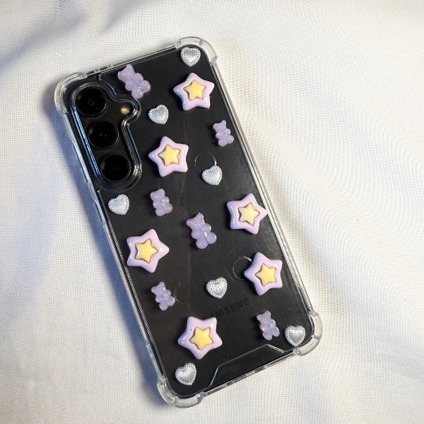 Producto - Charms estrellas lilas