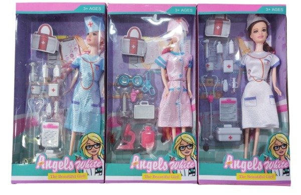Producto - MUÑECA ENFERMERA CON ACCESORIOS