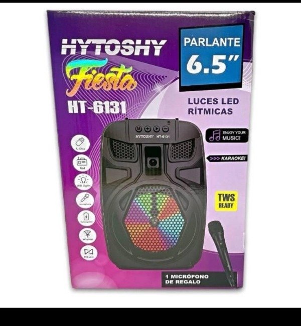 Producto - Parlante Hytoshy 6.5"C/MicrofonoEn Stock