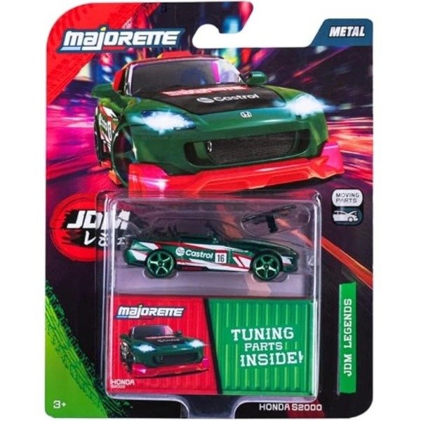 Producto - Majorette JDM Legends Deluxe Moving Parts Honda Civic S2000 - 4