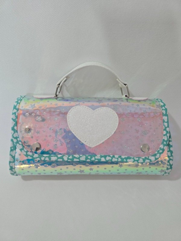 Producto - Cartuchera Glam Bies Verde Corazones