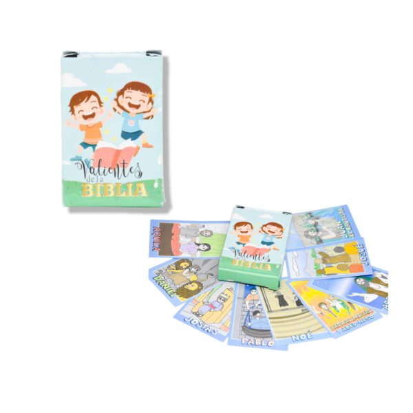 Producto - JUEGO DE MINI CARTAS VALIENTES DE LA BIBLIA
