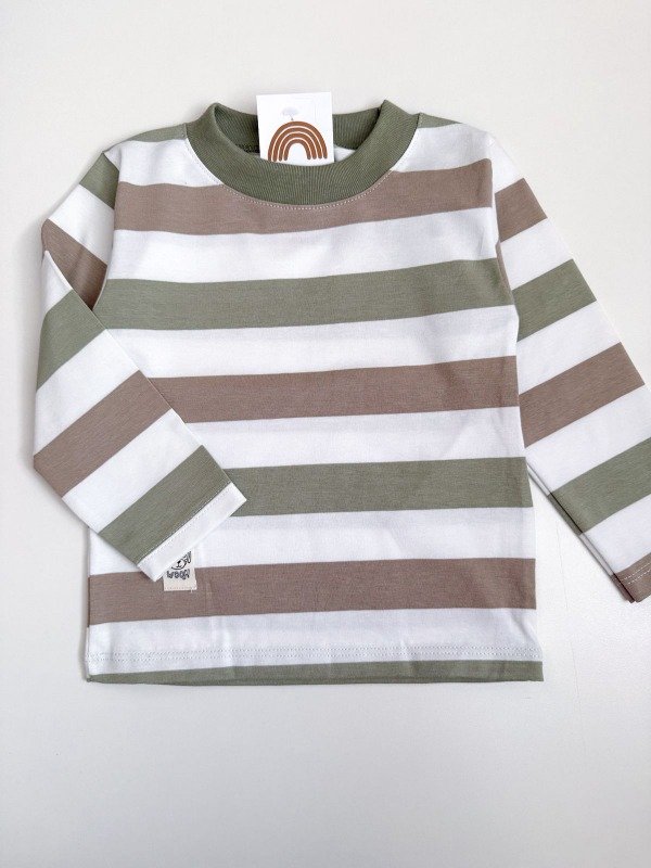 Producto - Remera rayada verde