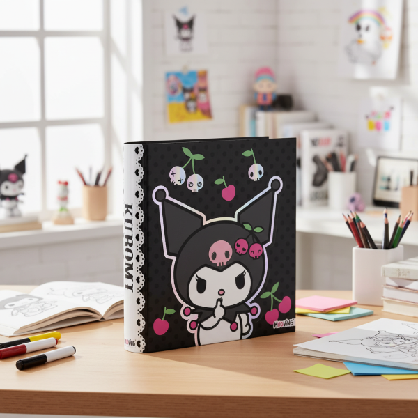 Producto - Carpeta Escolar N3 3x40 Kuromi Mooving Vuelta Al Cole