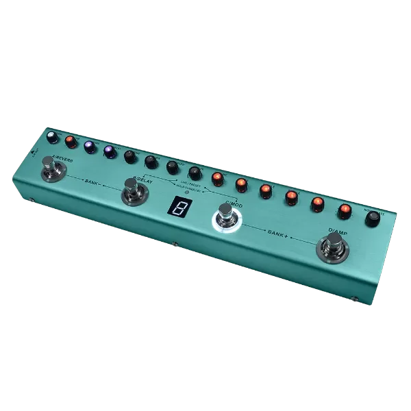 Producto - M-VAVE TANK-G PEDALERA MULTIEFECTO  PARA GUITARRA AUDIO USB IRS - 1