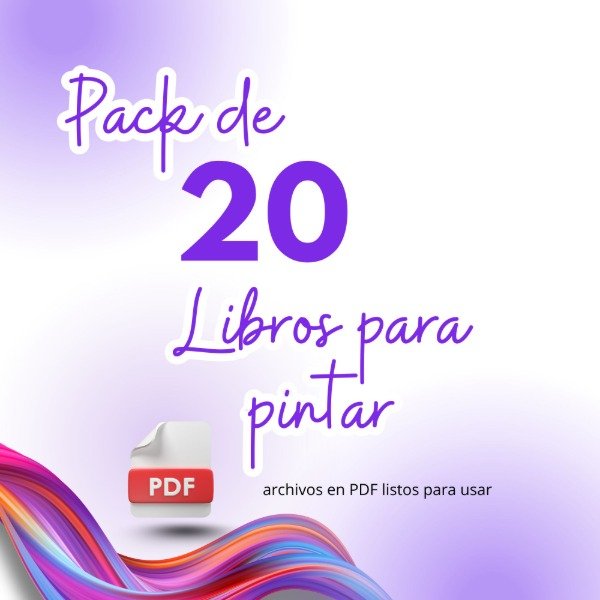 Producto - Pack de 20 libros para pintar