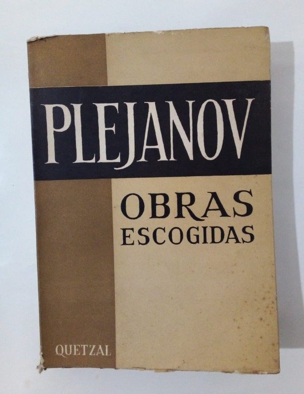 Producto - Obras escogidas Tomo I - Plejanov - Quetzal 1964