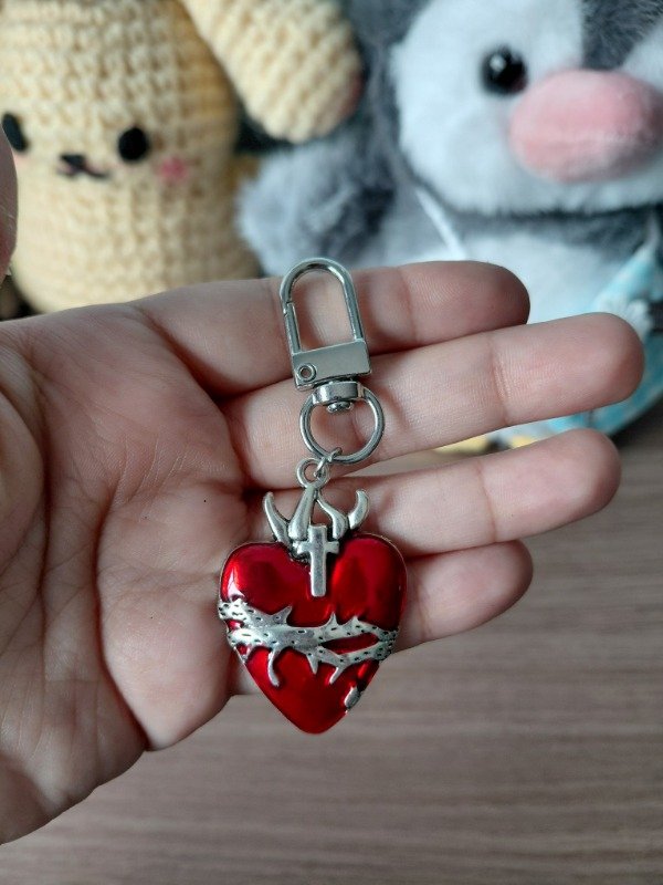 Producto - Llaveros - Corazón rojo