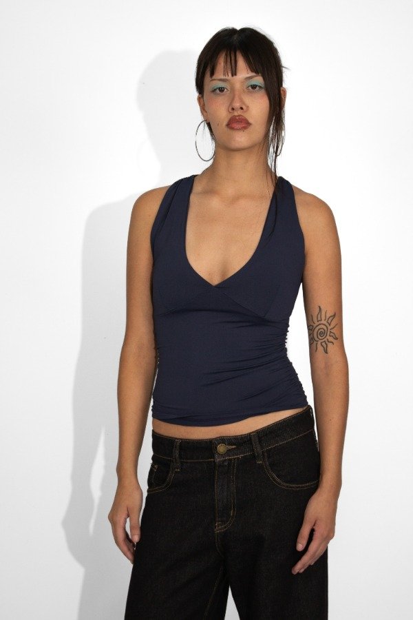 Producto - Musculosa FLEUR Azul Marino