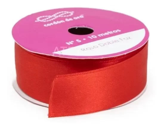 Producto - Cinta de raso roja