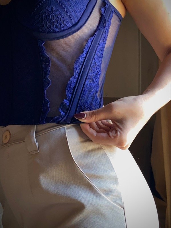 Producto - Corset azul noche - 4
