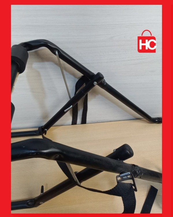 Producto - Portabicicletas trasero universal para auto / baúl (Plegable y con protectores) - 6