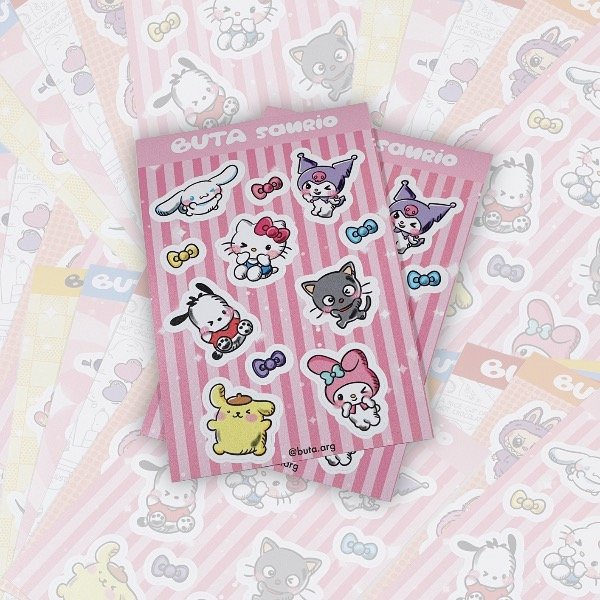Producto - Planchas de stickers SANRIO