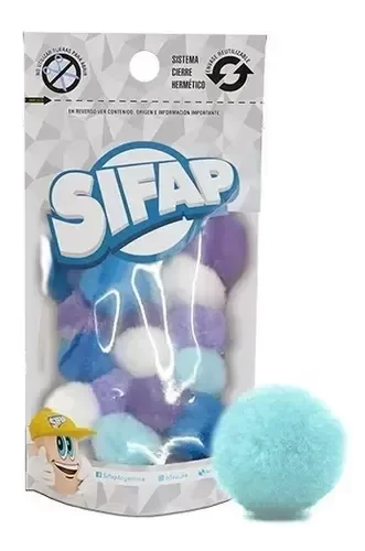 Producto - POMPONES DE FELPA SIFAP 20MM 20U