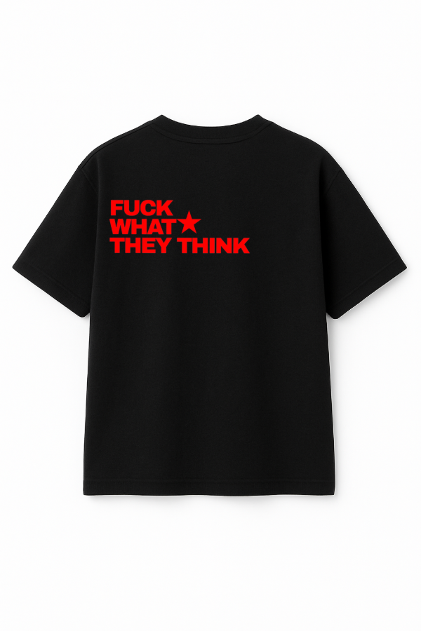 Producto - Fuck What They Think Boxy Black/Red