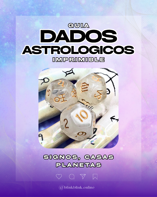 Producto - Guia Astrologica para el uso de Dados en lecturas de Tarot