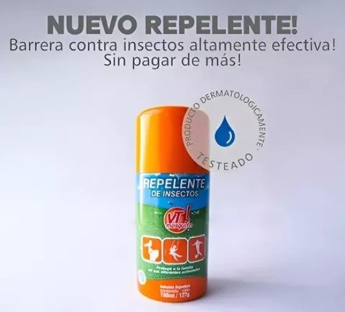 Producto - Repelente de Insectos en Aerosol VT Mosquito Naranja 165 cc Pack x 3