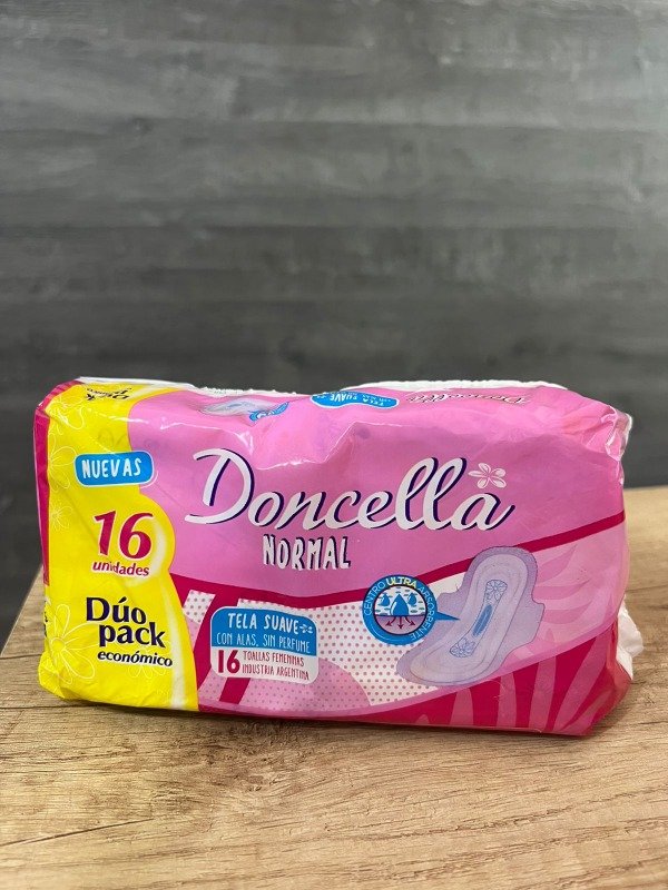 Producto - TOALLITAS FEMENINAS DONCELLA CON ALAS