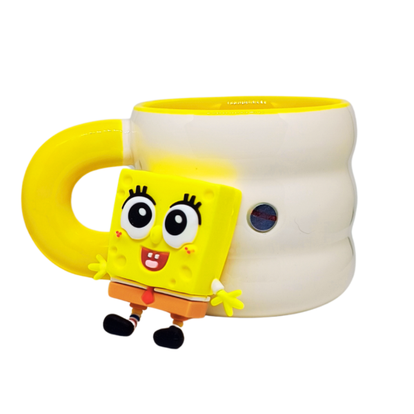 Producto - Taza Cerámica Con Diseño Desmontable Mágnetico Bob Esponja