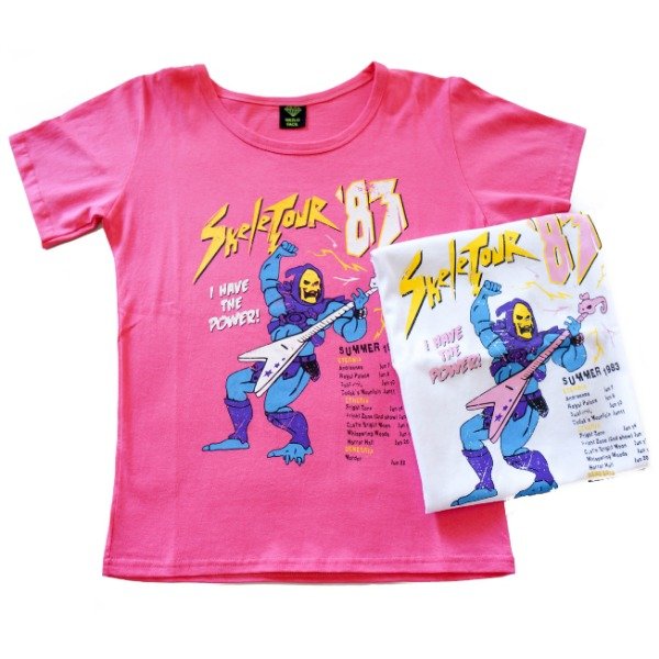 Producto - Remera mujer Skeletor rosa - 0